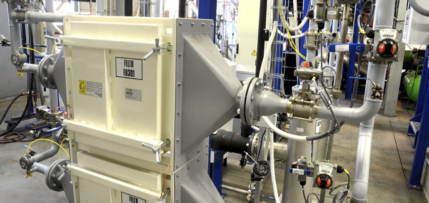 Separation of hydrogen from process gases