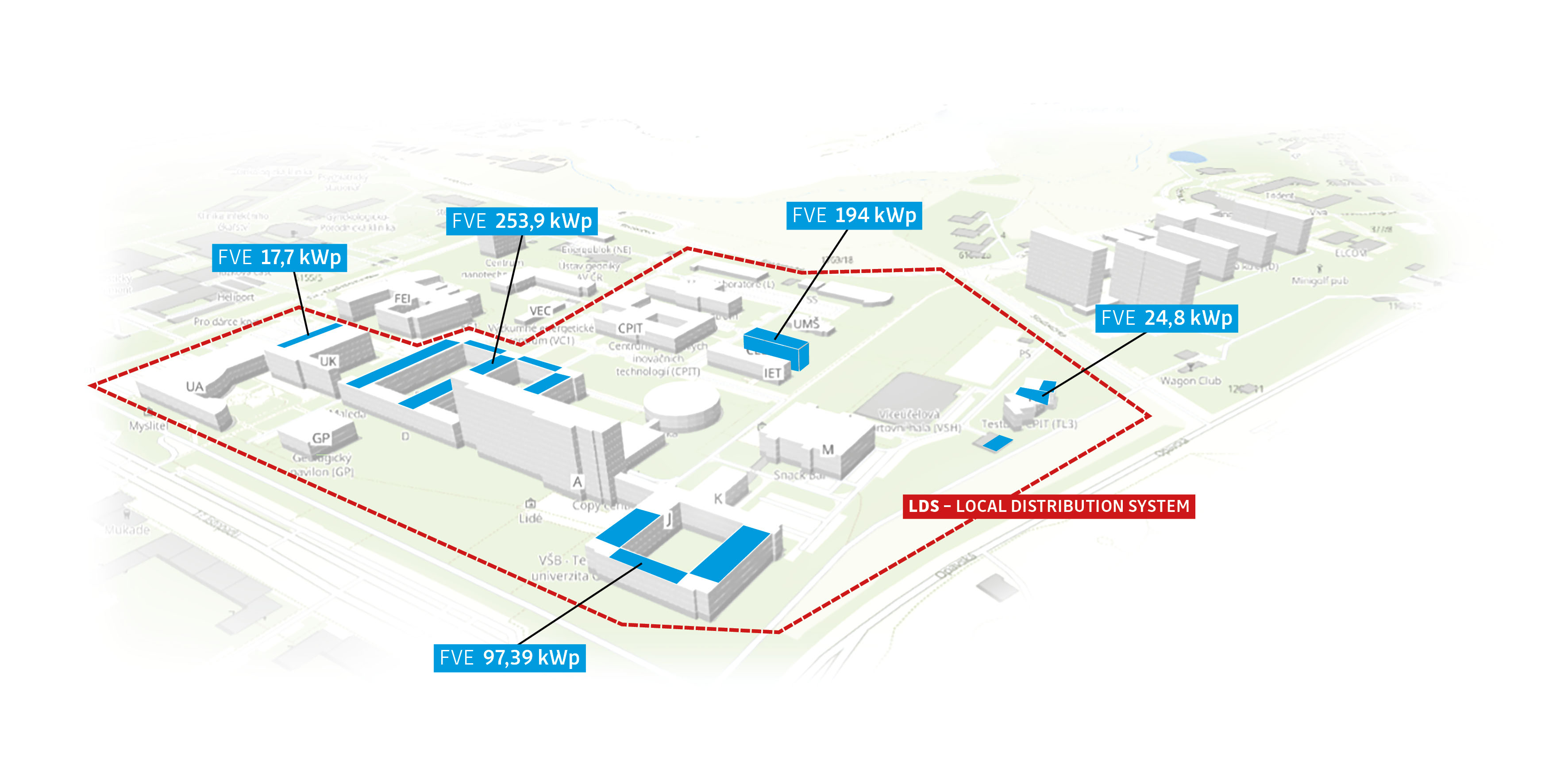 kampus mapka - fotovoltaika